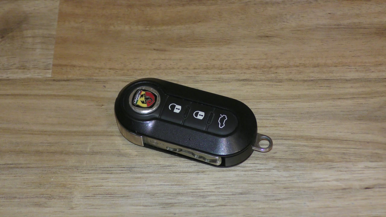 Fiat Abarth Key Fob Battery Replacement - EASY DIY