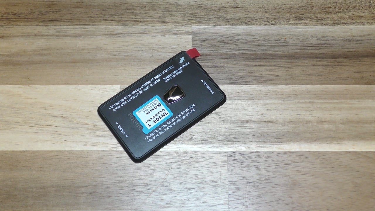 Hyundai Equus Smart Fob Card Battery Replacement - DIY