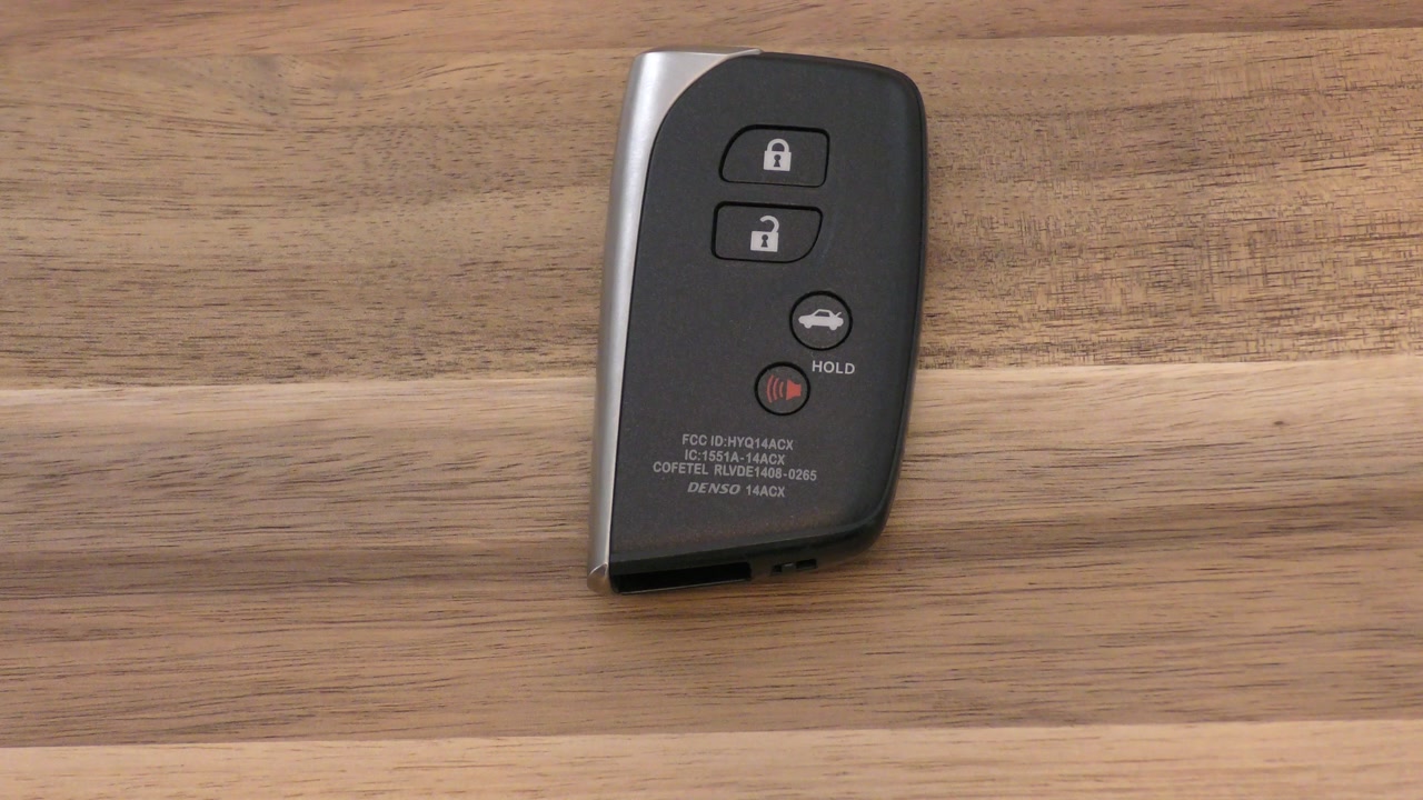 DIY - LEXUS How to change SmartKey Key fob Battery on Lexus LS460 LS600