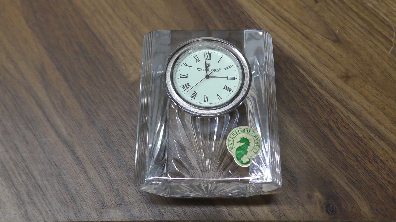 How To Change Waterford Crystal Clock Battery - Desktop Version