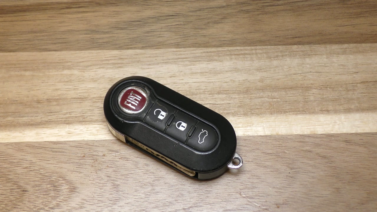 Fiat Key Fob Battery Replacement - EASY DIY