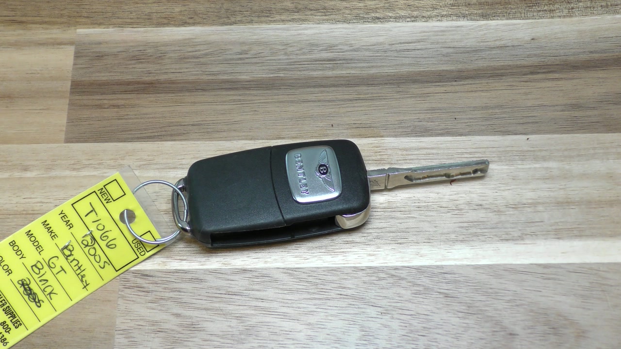 Mid 2000s Bentley Continental GT Fob Battery Change - Easy DIY and $ saver