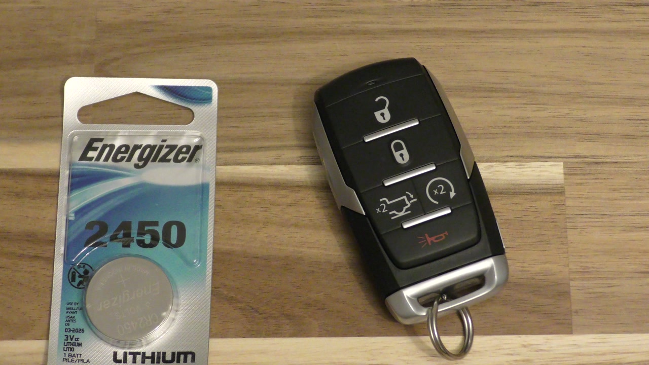 2019 - 2022 RAM Key Fob Battery Replacement - DIY