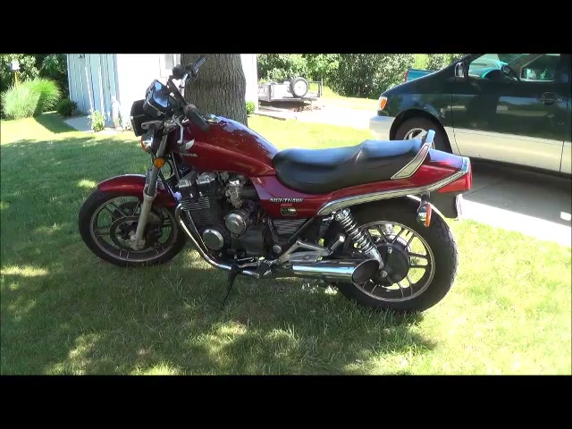 Honda Nighthawk cb650 start up and walk around
