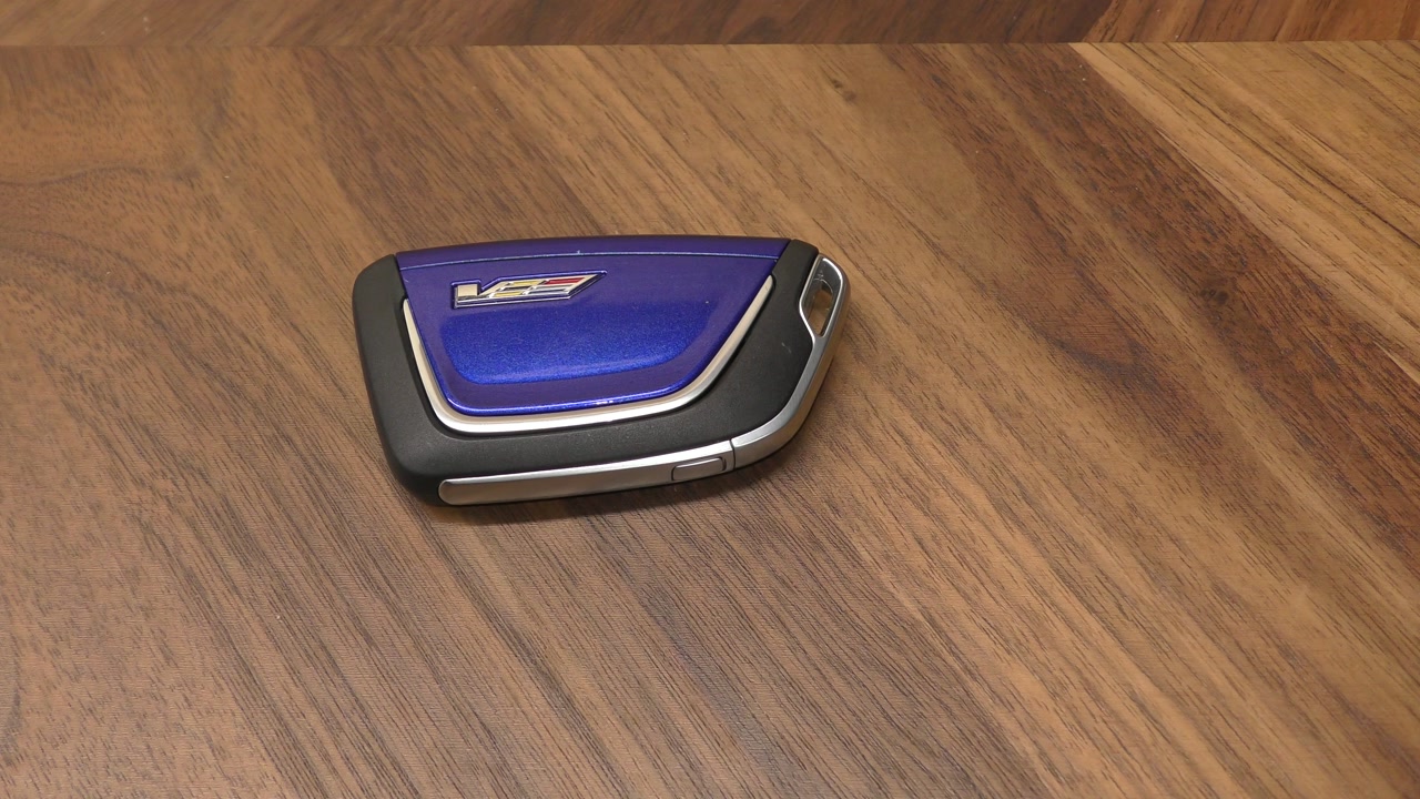 Cadillac V Blackwing Blue key fob battery replacement - EASY DIY