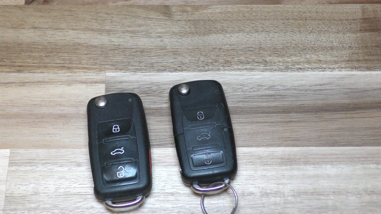 2 Different Styles of VW Key Fob Battery Replacement - EASY DIY