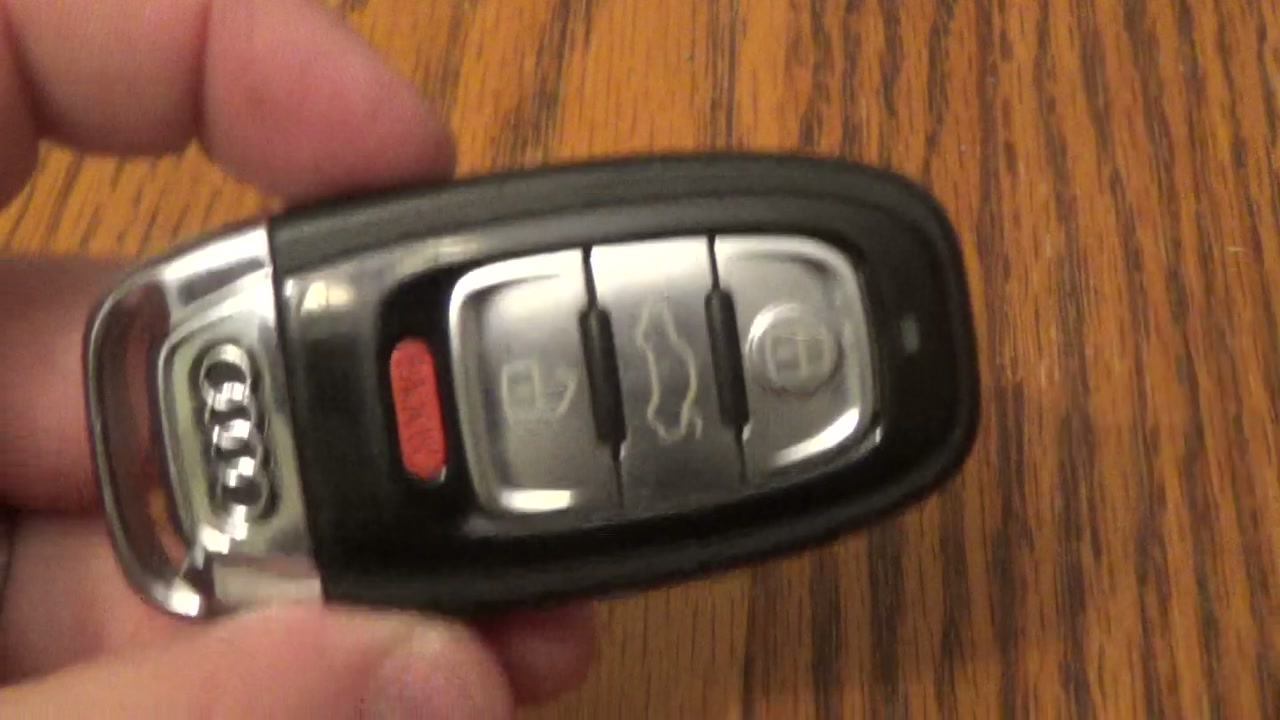 Key fob Battery Change on Audi A3 A4 A5 S4 S5 S6 Q5 Q7 TT - Easy Replacement